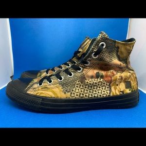 CONVERSE Chuck Taylor All Star Hi Top Canvas Shoes Floral Women's Sz 10/ M8 RARE